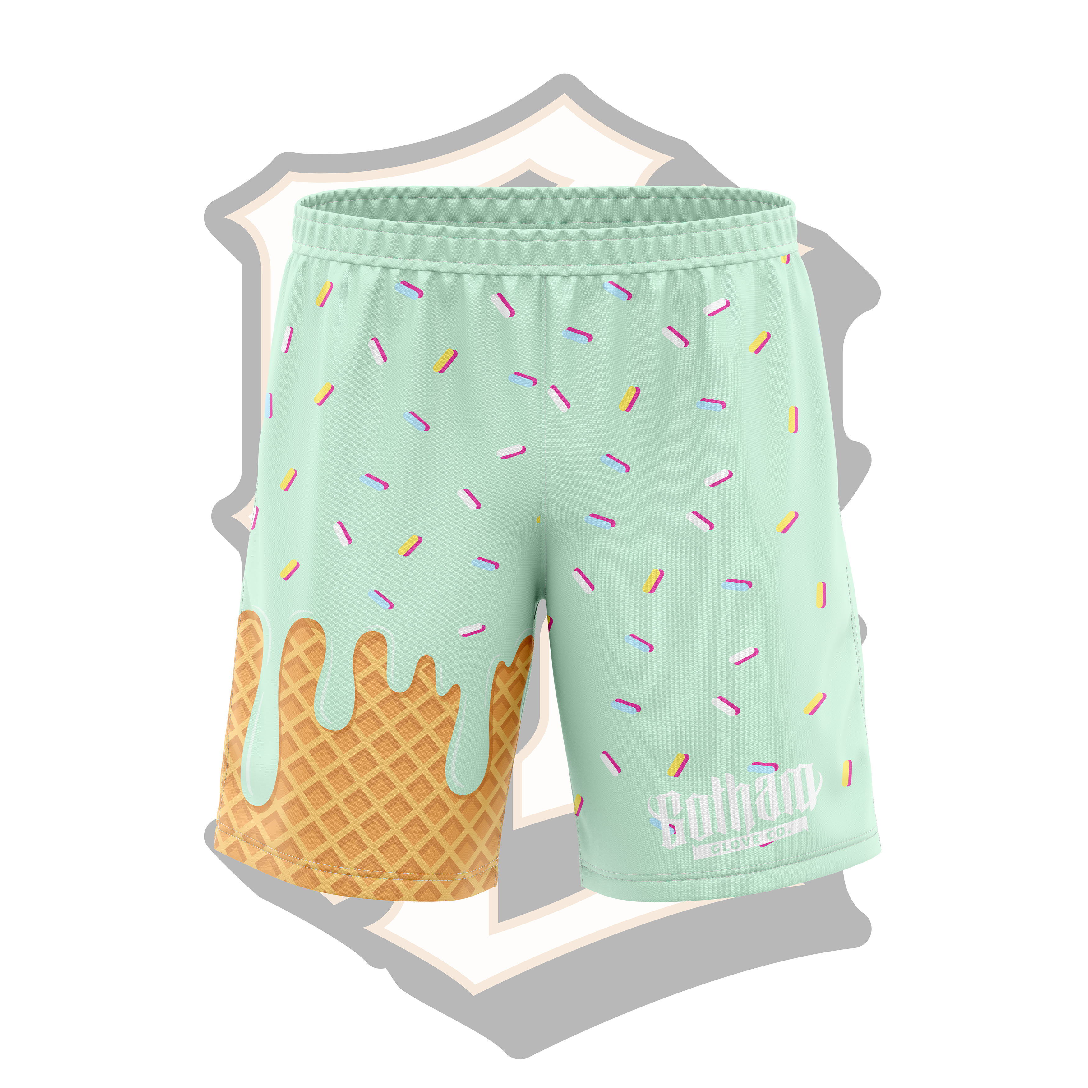 Ice Cream Mesh Shorts